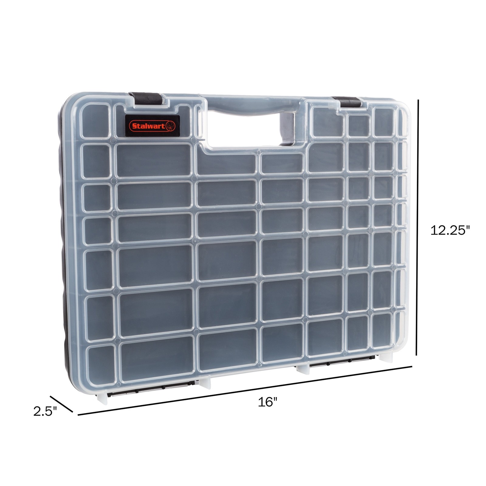 55 Compartment Portable Small Parts Organizer Hardware Storage Box