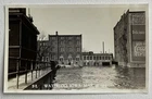 Vtg 1929 Snapshot Photograph Waterloo Iowa Flood Coca Cola Sign #pa