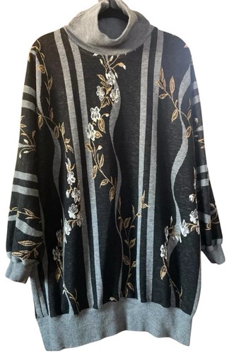 Vintage Just Desserts Sweater Women’s XXL Lagenlook Art to Wear - Picture 1 of 15