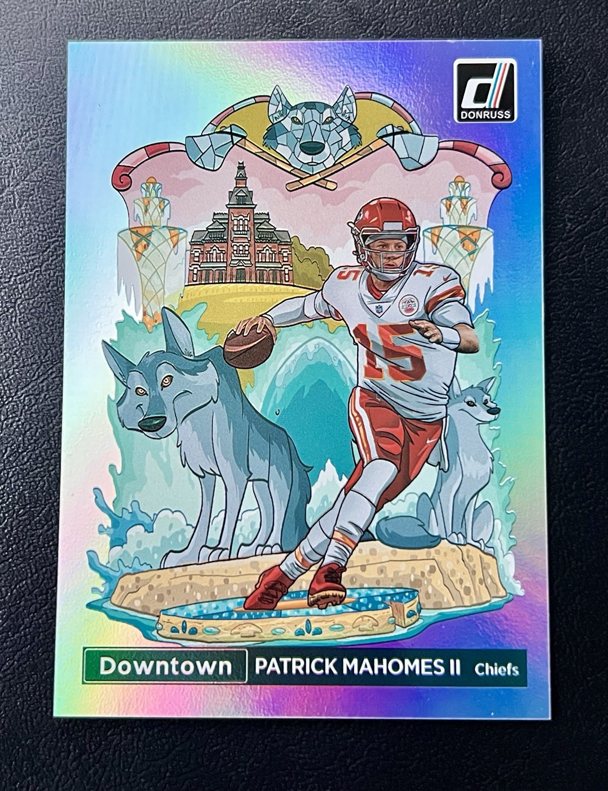 2022 Panini Donruss Patrick Mahomes II Downtown Case Hit SSP #DT-PM