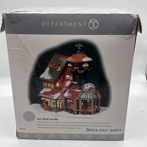 Dept 56 North Pole Series Toot's Model Train Mfg. #56.56728 With Box EUC - Picture 17 of 20