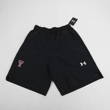 Texas Tech Red Raiders Under Armour Athletic Shorts Men's Black New