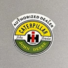 VINTAGE CATERPILLAR INTERNATIONAL PORCELAIN SIGN CAR GAS TRUCK OIL MOTORCYCLE