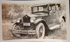 Vintage Photo Man In 1926 Essex Hudson Auto Michigan License Plate