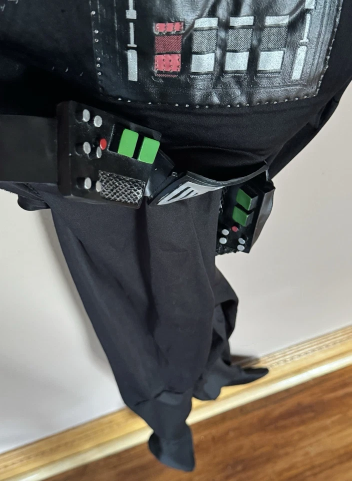 Disfraz de Darth Vader Star Wars para niño pequeño - mono y máscara negra Foto 2 de 3