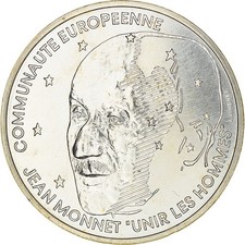[#182818] Coin, France, Jean Monnet, 100 Francs, 1992, ESSAI, MS, Sil, ver
