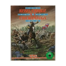 SSI Computer Wargame Rebel Charge at Chickamauga (Atari 8-Bit) VG+/NM