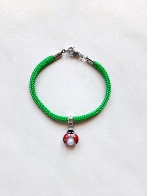 Bracciale elastico con pietra portafortuna di febbraio in