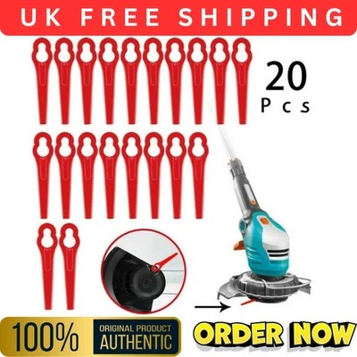 20xKunststoffklingen für Einhell Akku GE-CT 18 Li Akku-Rasentrimmer Rasentrimmer