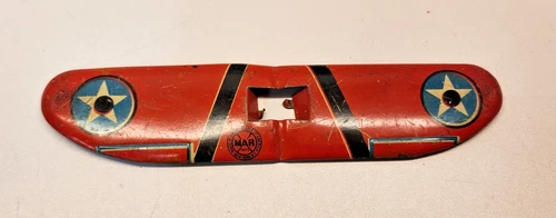 Vintage Marx 5.75"" Tin Airplane Wing for Marx Windup Airplane. Great Condition.