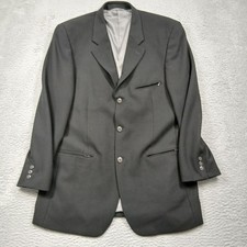 Giacca blazer uomo Karl Kani taglia 42 L nero monopetto carriera formale