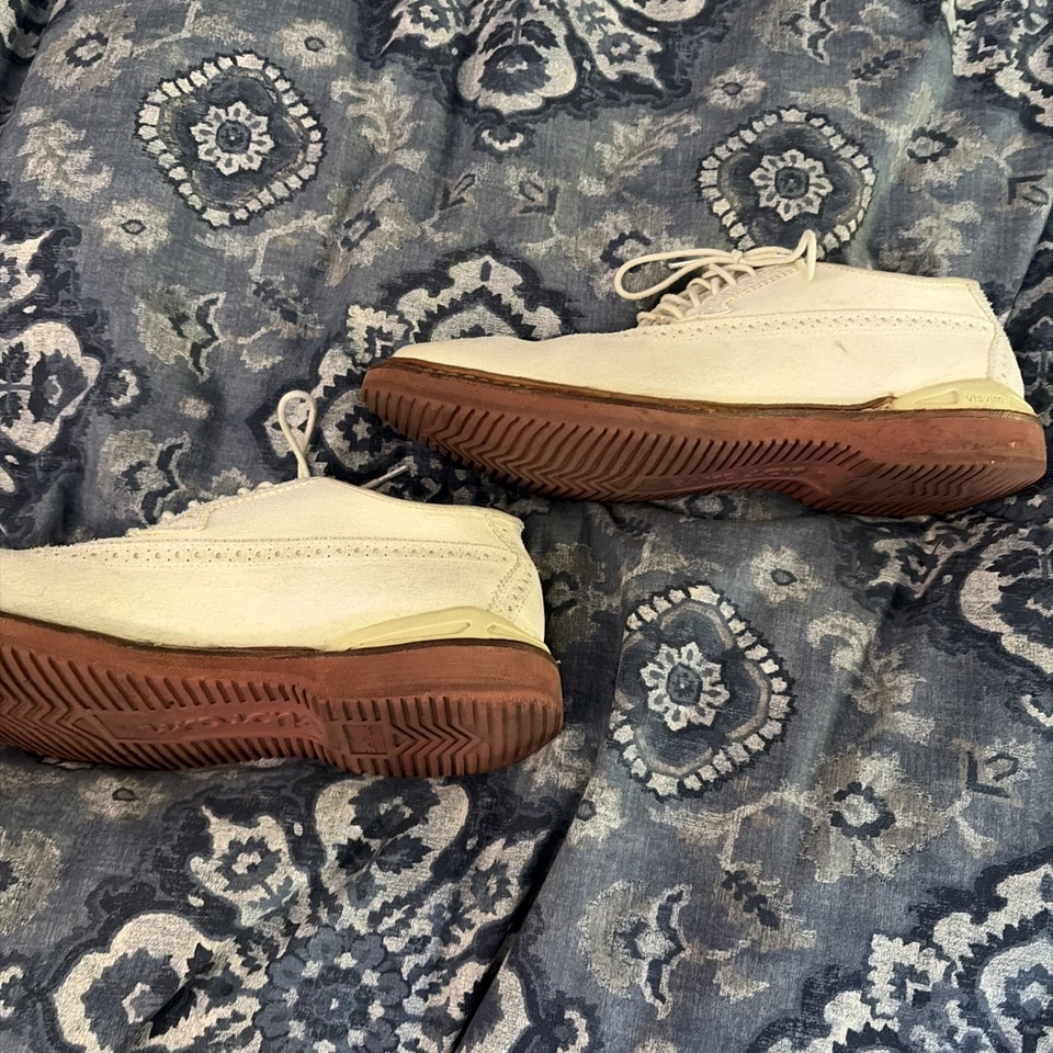 Zapatos Visvim para hombre de gamuza blanca con punta de ala talla 12 Foto 4 de 4
