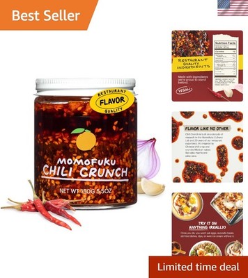Experience David Chang's 5.5 Oz Chili Crunch - Bold Flavor with Shallots