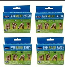 4 Packs Pain Relief Patch 20 Patches In Each Box BRAND NEW SEALED