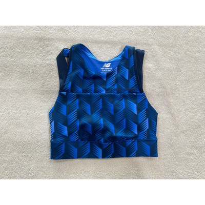 New Balance Womens Blue Athletic Sports Bra Size XS