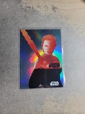 2015 Star Wars Journey to The Force Awakens Card Silhouette Foil F-1 Rey