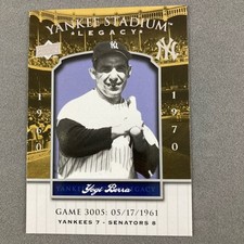 Yogi Berra 2008 Upper Deck Yankee Stadium Legacy #3005 MLB New York
