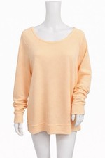 Sundry Sweatshirt Size 2 M Melon Orange Round Neck Raglan Sleeve