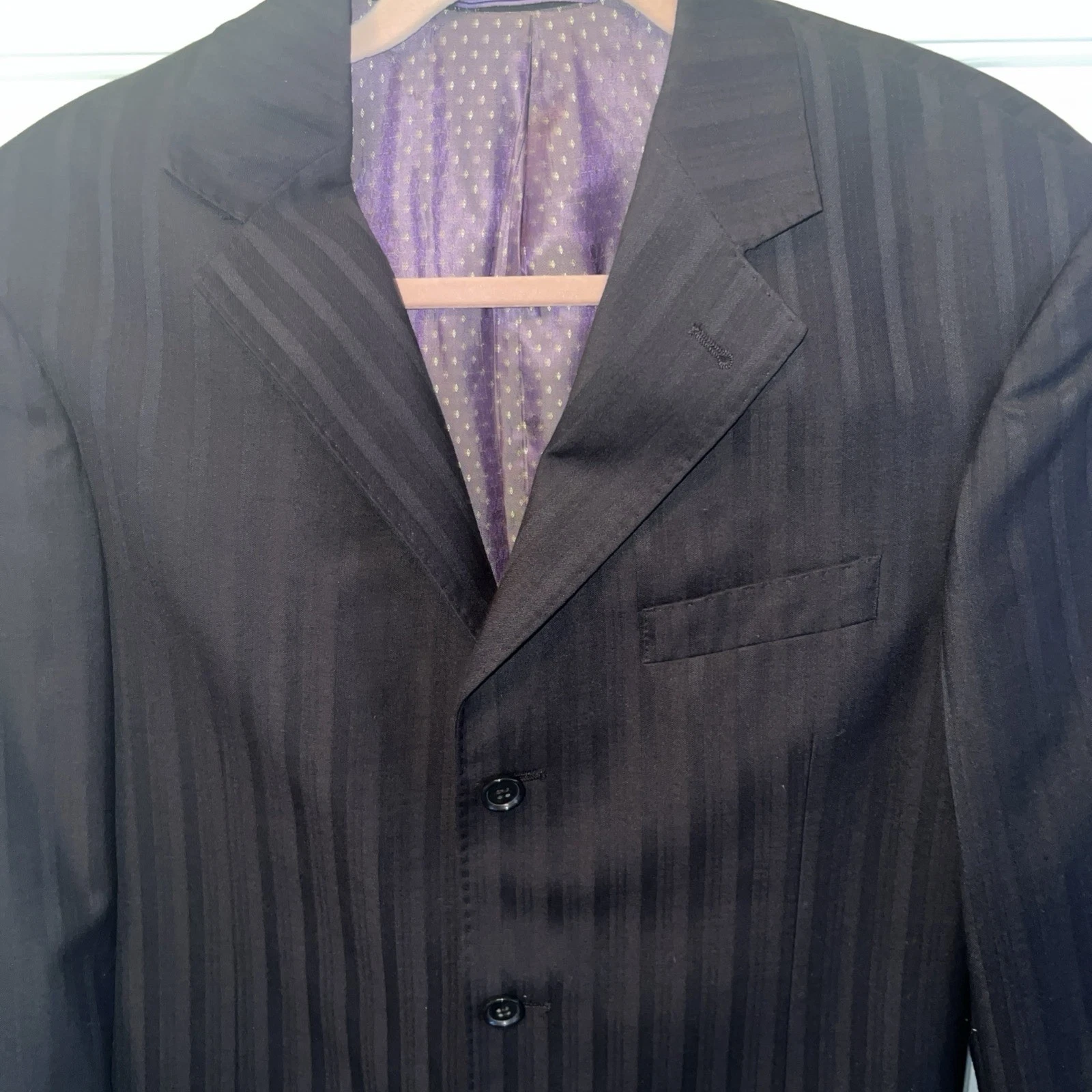 Earvin Magic Johnson Signature Mens Sport Coat Blazer Size 38R Styled In Italy