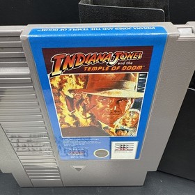 Indiana Jones and the Temple of Doom Nintendo Entertainment System NES W/ Manual