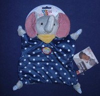 Spiegelburg Baby GlüCk Schmusetuch Elefant Blau WeißE Punkte Neu