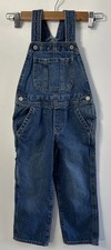 Gap Jeans Kids Denim Utility Overalls Size 4 100 Cotton Clean