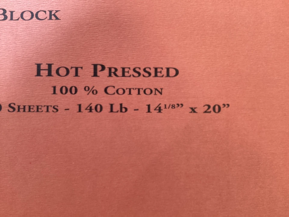 Lot Of 2 Blocks of Arches 14 1/8 x 20” Watercolor paper Retail $96.00 ea - Image 4 of 4