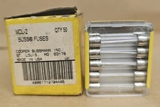 COOPER BUSSMAN FUSES MDL-2 MINI FUSE BOX OF 10 (LOT OF 50)