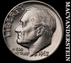 1963-D Silver Roosevelt Dime - Choice Gem Brilliant Unc  Lustrous  #K1543