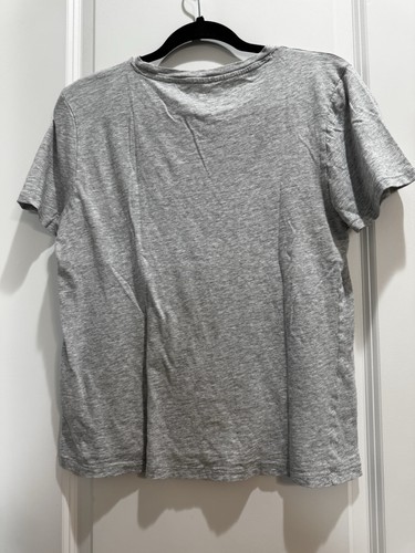 J Crew Gray Vintage Cotton Tee Med Short Sleeve Round Neck Armpit To Armpit 18” - Picture 7 of 7