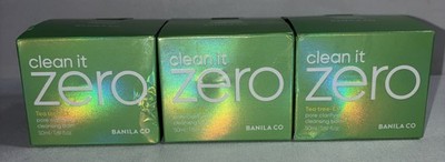 Lot Of 4- BANILA CO Clean It Zero Pore Clarifying Cleansing Balms 50ml Each/ Sli