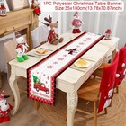 Christmas Table Runner Merry Xmas Home Party Decor 2026 2025 New Year Holiday Or