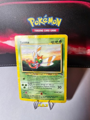Yanma 36/75 Rare |  Neo Discovery (2001)  Vintage, HP    Pokemon TCG