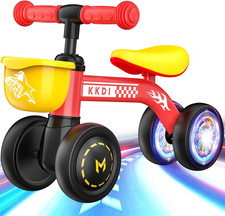 Baby Balance Bike Ride on Toys for 1-2 Year Old - First Birthday Gift with Color