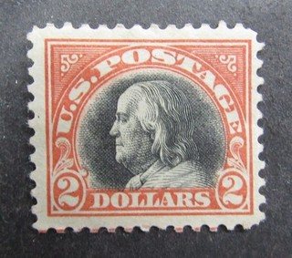 nystamps francobollo US Franklin # 523 come nuovo OG H $525 L3x3868