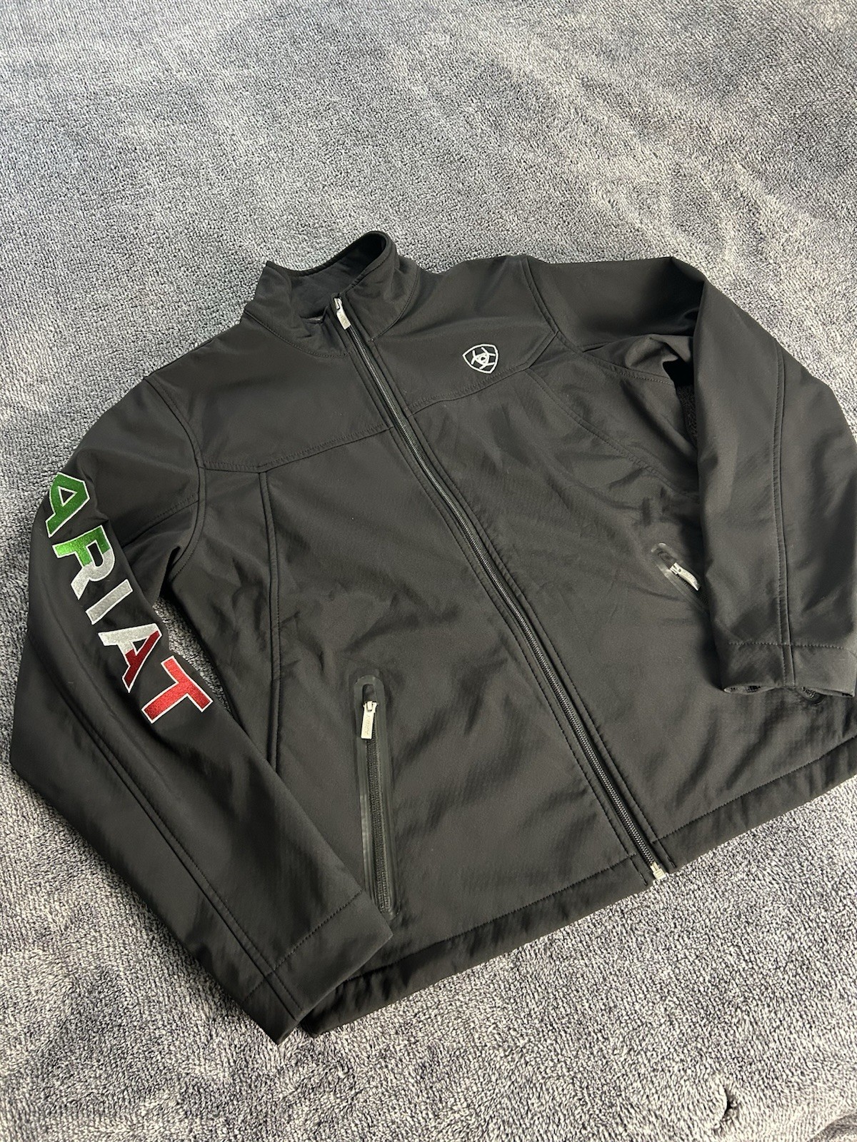 Ariat Classic Team Softshell Mexico Jacket Black … - image 3