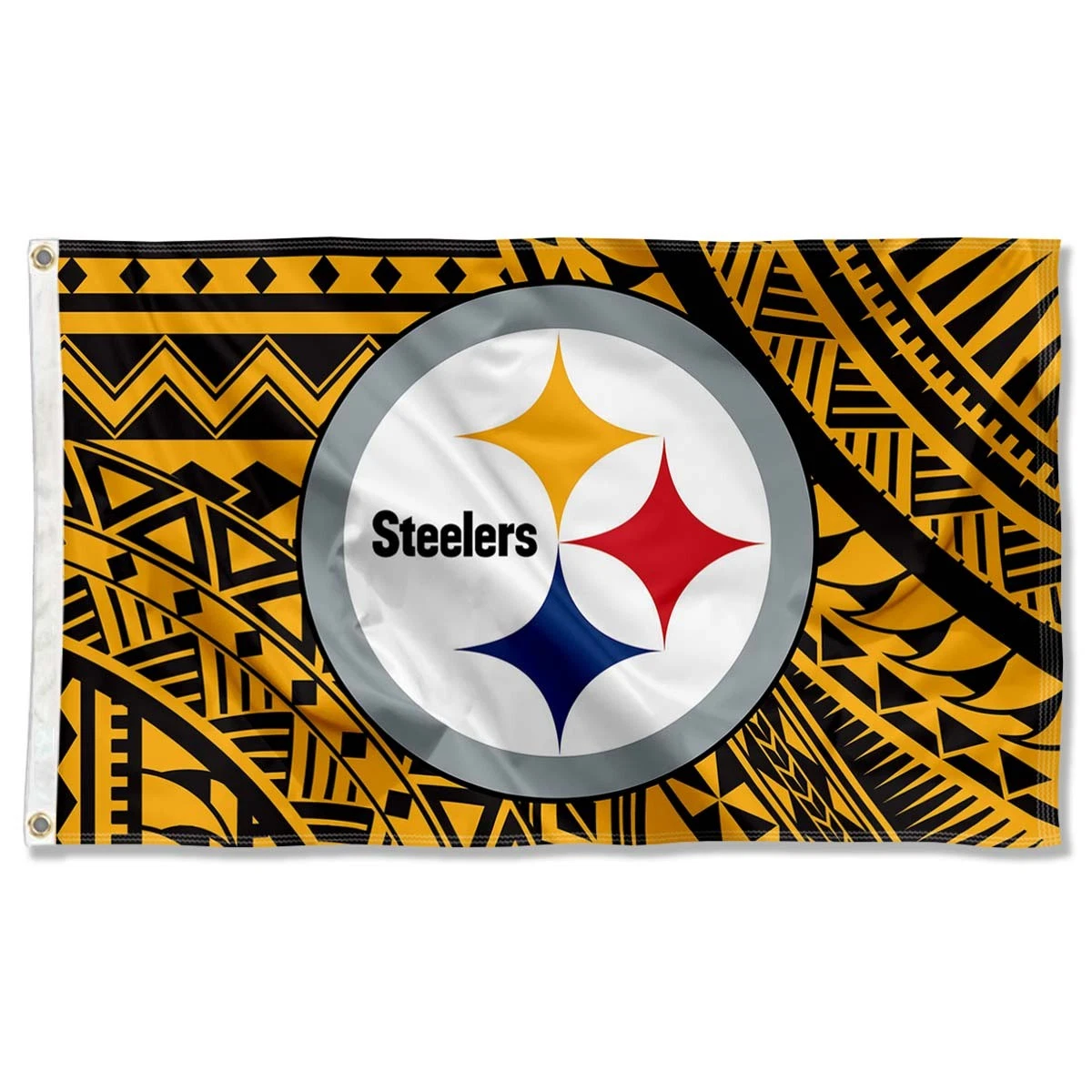 WinCraft Gagliardetto Pittsburgh Steelers Watt – 30,5x76,2 Cm – Feltro Misto – Ufficialmente Licenziato