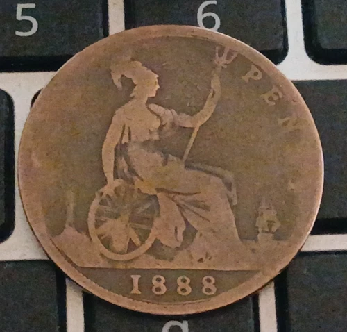 1888 Victoria Penny — photo from the most recent tracked eBay sale