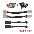 Headlight Conversion Harness for 2014+ Dodge Durango HID to 2021+ Hal Turn Bulb