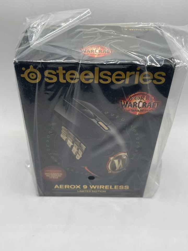 SteelSeries Aerox 9 Wireless MMO Gaming Mouse World of Warcraft Edition - Image 2 of 4