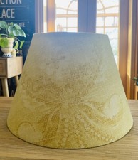 MADE TO ORDER LAMPSHADE KATE FORMAN JOSEPHINE FABRIC GOLD DRUM OR TAPERED