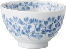 Sencha Yunomi Mino ware Japanese green tea cup Nadeshiko Flower pattern Japan