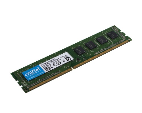 16GB Crucial 2X 8GB PC3L 12800U 2RX8 DDR3 1600MHz 1.35V DIMM Desktop Memory,RAM- - Picture 7 of 8