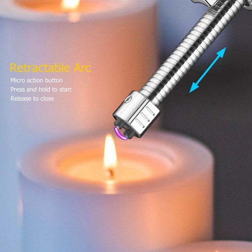 HG USB Wiederaufladbares Feuerzeug Winddicht Dual Arc Feuerzeug Wasserdicht Flammenlos YT - Bild 9 von 12