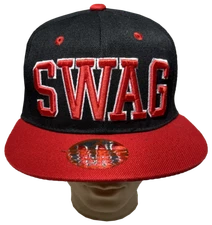 SWAG Hip-Hop 3D Embroidered Snapback Cap Adjustable Baseball Hats LOT 1-12pcs