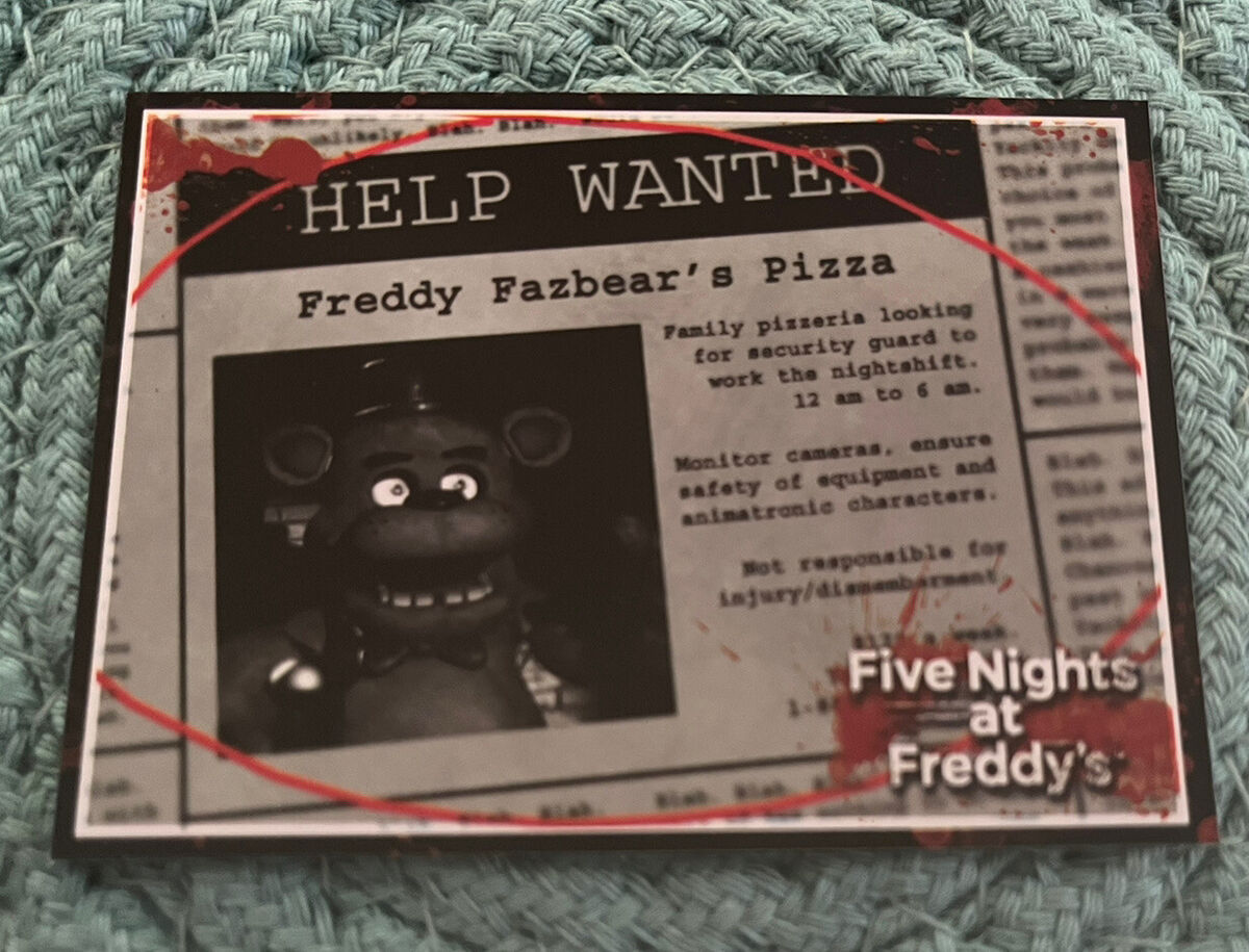 Five Nights at Freddy's- Game/Movie Poster, a card pack by Bailey