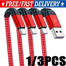 USB C Type C Charger Cable Lot Fast Charging for Samsung S23 S20 S21 S22 Cord