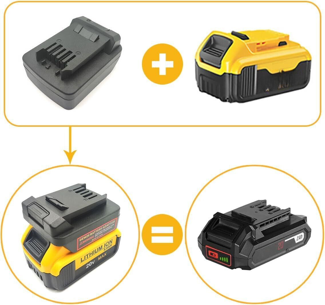 Lithium Ion Dewalt 18v To 12v Adapter Adapter 12V DeWALT