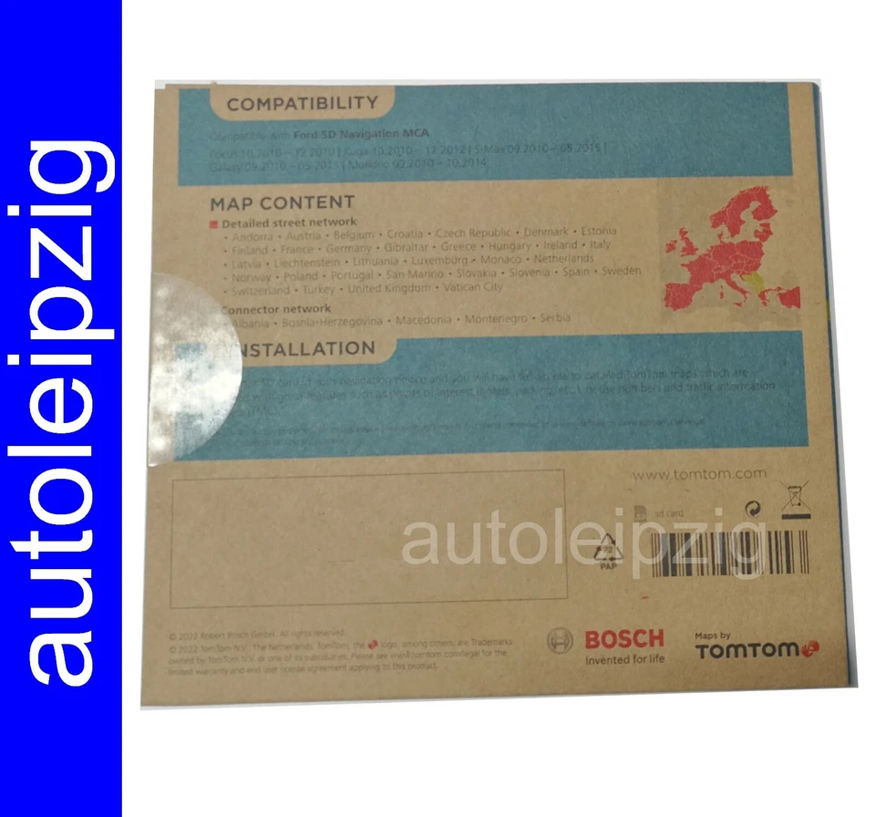 🚩 Ford MCA 2022 SD-Karte Europa Focus Kuga Galaxy S-Max Mondeo Navi Navigation - Bild 2 von 3