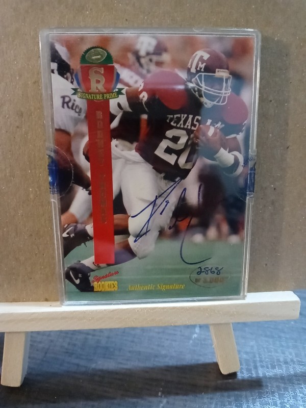 1995 Signature Rookies Signature Prime Rodney Thomas Signed Card #42 2868/3000
